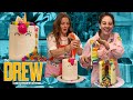 Flour Shop's Amirah Kassem Teaches Drew How to Make Unicorn Rainbow Cake