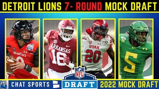 NFL Mock Draft: Detroit Lions 7-Round Mock Draft For 2022 NFL Draft Ft. Kayvon Thibodeaux  & Burks