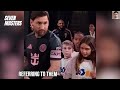 the stadium announcer thanked messi after shaking hands before the yesterday match started