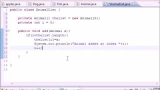60. ARRAY HOLDING MANY OBJECTS