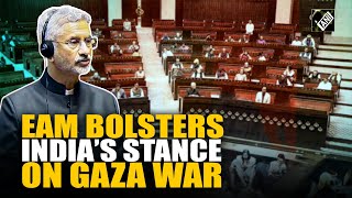 Israel stood by us: Jaishankar counters tough questions from oppn over India’s stance on Gaza issue