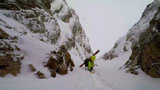 Couloir NW, Pic de Campana