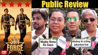 GOOSEBUMPS आ गए! Sky Force देखके PUBLIC Review | Akshay Kumar, Veer Pahariya, Sara Ali Khan