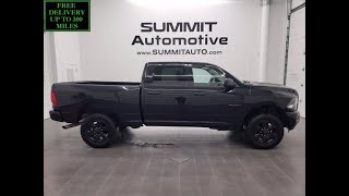 2016 RAM 2500 BIG HORN BLACK APPEARANCE 6.4L HEMI WALKAROUND REVIEW OVERVIEW 12391Z SOLD!