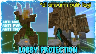 CARA MEMBUAT SISTEM LOBBY PROTECTION! | Anti Mob, Anti Pvp, Anti Tnt