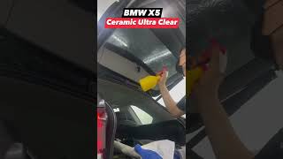 รีวิว BMW X5 ติดฟิล์ม 3M Ceramic Ultra Clear ร้าน Filmtastic #ติดฟิล์มรถยนต์ #ฟิล์มเซรามิก #3m