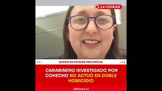 Carabinero investigado por cohecho no actuó en doble homicidio | 24 Horas TVN Chile