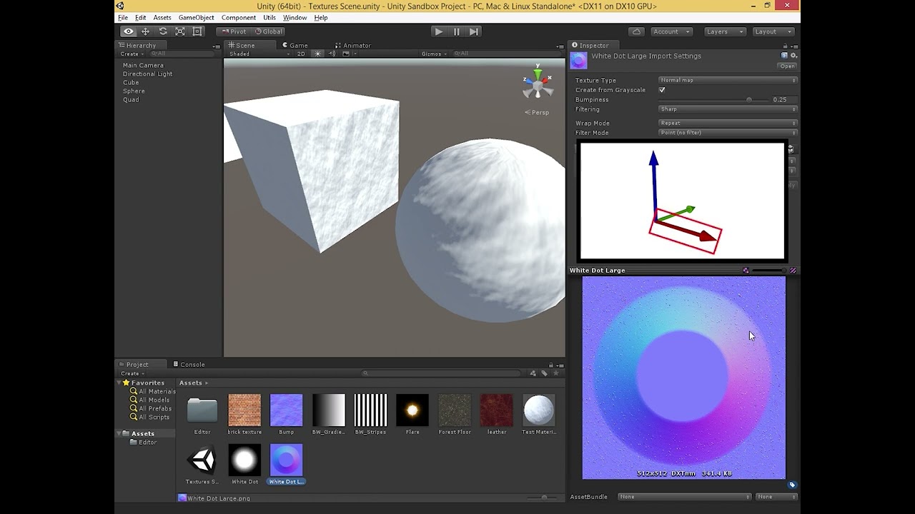 Normal Maps In Unity Youtube
