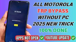 All Motorola FRP Bypass 2025 Without Pc | Moto FRP Bypass New Method 2025 | Moto FRP Unlock ✅