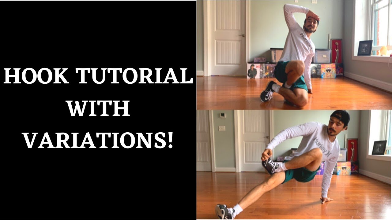 Bboy Footwork Tutorial Hook Variations Youtube