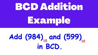 BCD addition Example | Electrical Engineering