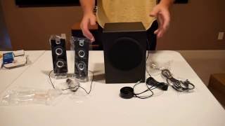 Cyber Acoustics 30 Watt Powered Speakers with Subwoofer Unboxing/Overview