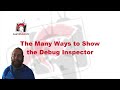 The Many Ways to Show the Debug Inspector - Delphi #202