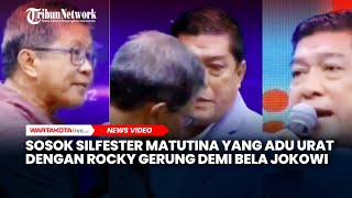 Ini Sosok Silfester Matutina yang Adu Urat Leher dengan Rocky Gerung Demi Bela Jokowi