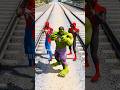 GTA V SPIDER-MAN BROTHERS SAVE RED HULK BROs FROM ZOMBIE VENOM #shorts #749 #gta