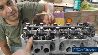 MAZDA1600 MOTOR NA, ARMADO COMPLETO, AJUSTES  DEL CABEZOTE PUESTA A PUNTO . VIDEO#2 FINAL