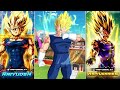 ultra majin vegeta with ssj2 crit buffs this man just goes looney dragon ball legends