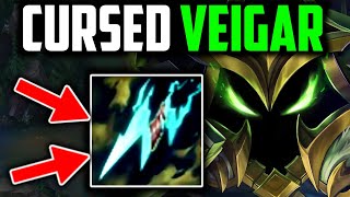 CURSED VEIGAR BUILD NO ONE EXPECTS! (DEALS MORE DAMAGE THAN ANY ITEM) - League of Legends