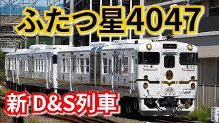 【新D\u0026S列車】ふたつ星4047を撮影！！【4K】