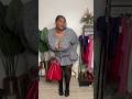 Rubeiriplus showing a plus size fall outfit inspo for night out #plussizefashion #grwm #outfitinspo