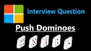 Push Dominoes - Leetcode 838 - Python