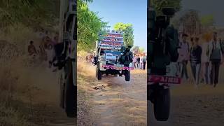 DJ pickup ne kya jabardast dance tyre upar kiya ☠️ न्यू राजस्थानी डीजे पिकअप म्यूजिक #dj #djremix