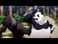 Jujutsu Kaisen Kungfu Panda VS Mechamaru