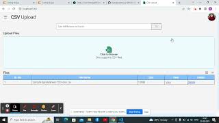 CSV upload(Skill test Backend Coding Ninjas)