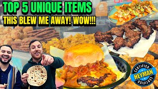 Here Are 5 UNIQUE ITEMS I've NEVER Had!  Food Tour Ft Local Expert