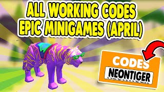 Epic Minigames Codes 2020 April