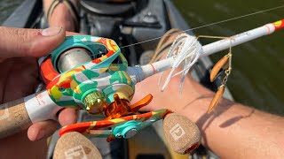 Reel time review One of the coolest looking combos Krazy Baitcaster from Profishiency -