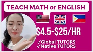 Teach From Home Jobs in 2024: Earn Up To 💵💰$25/HR: Hiring Global $ Native TUTORS!#onlinejobs