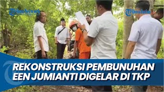 HABISI KORBAN SAMBIL PAKAI HELM, Rekonstruksi Pembunuhan Een Digelar di TKP