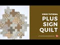 Plus sign quilt - English Paper Piecing (EPP)