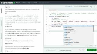 Hackerrank 10 Days of Javascript - Day 6: JavaScript Dates