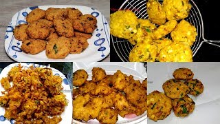 5 விதமான சூப்பரான பருப்பு வடை | 5 Different Paruppu Vadai Recipe in Tamil | Sherin's Kitchen