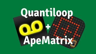 Tutorial? - Quantiloop and apeMatrix