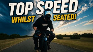 Seated Top Speed Test on the INMOTION V14 50S – How Fast Can I Go?! ⚡️