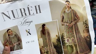 #nureh #amaya #luxurychiffon #prints #eidspecial 4700/- free shipping Order on WhatsApp 7610387608