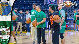 Grant Williams Can’t STOP Talking at Celtics Practice 🗣 😂
