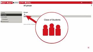 Introduction to Electude student tab: creating groups