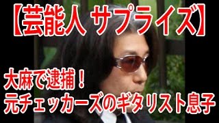 【芸能ニュース】大麻で逮捕！　元チェッカーズのギタリスト息子