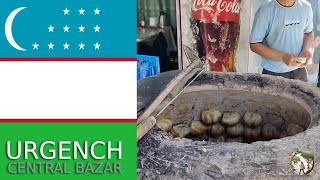 Exploring Urgench’s Huge Bazaar: Fresh Produce, Eggs, and Mouthwatering Street Food | Uzbekistan