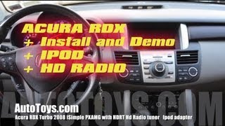 Acura RDX IPOD \u0026 HD RADIO,  Aux iSimple PXAMG HDRT Hd Radio Tuner by AUTOTOYS