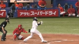 村上宗隆、27号勝ち越しホームランをぶっ放す！ 2023/9/12