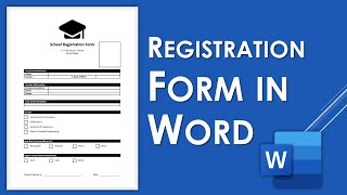 How to Create a Registration Form in Word