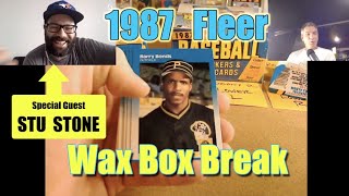 1987 Fleer Wax Box Break - w Stu Stone - Search for Bonds, Canseco, Clark, Larkin, etc