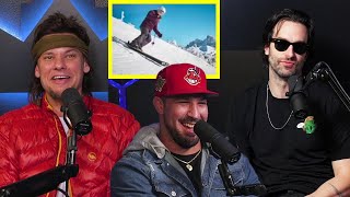Theo Von, Brendan Schaub, & Chris D'Elia Discuss Skiing