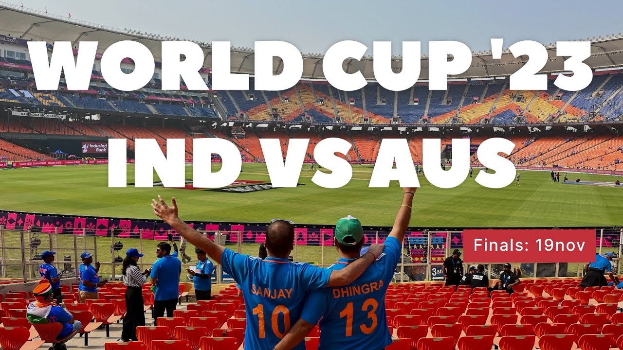 Vlog: Cricket World Cup Finals 2023 | India Vs Australia | Narendra ...