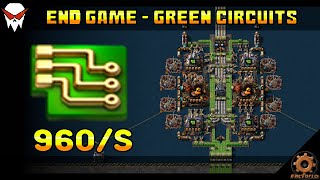 Factorio: Green Circuits Blueprint - End Game (Space Age DLC)